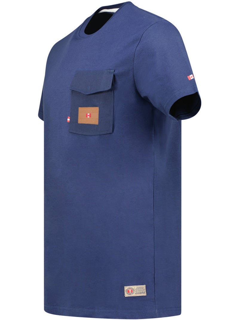T-shirt estampada josseak – canadian peak Azul-marinho - Kiabi