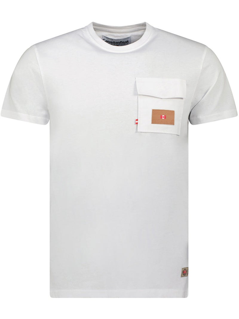 T-shirt estampada josseak – canadian peak Branco - Kiabi