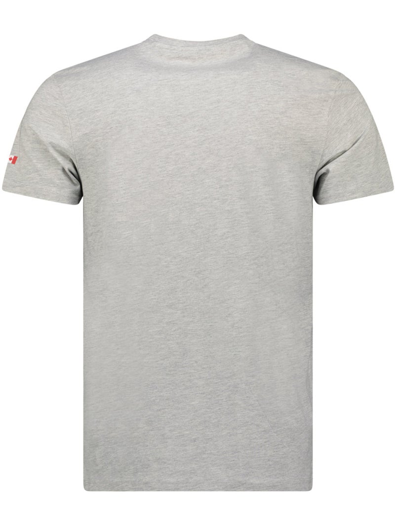 T-shirt estampada josseak – canadian peak Cinza claro - Kiabi