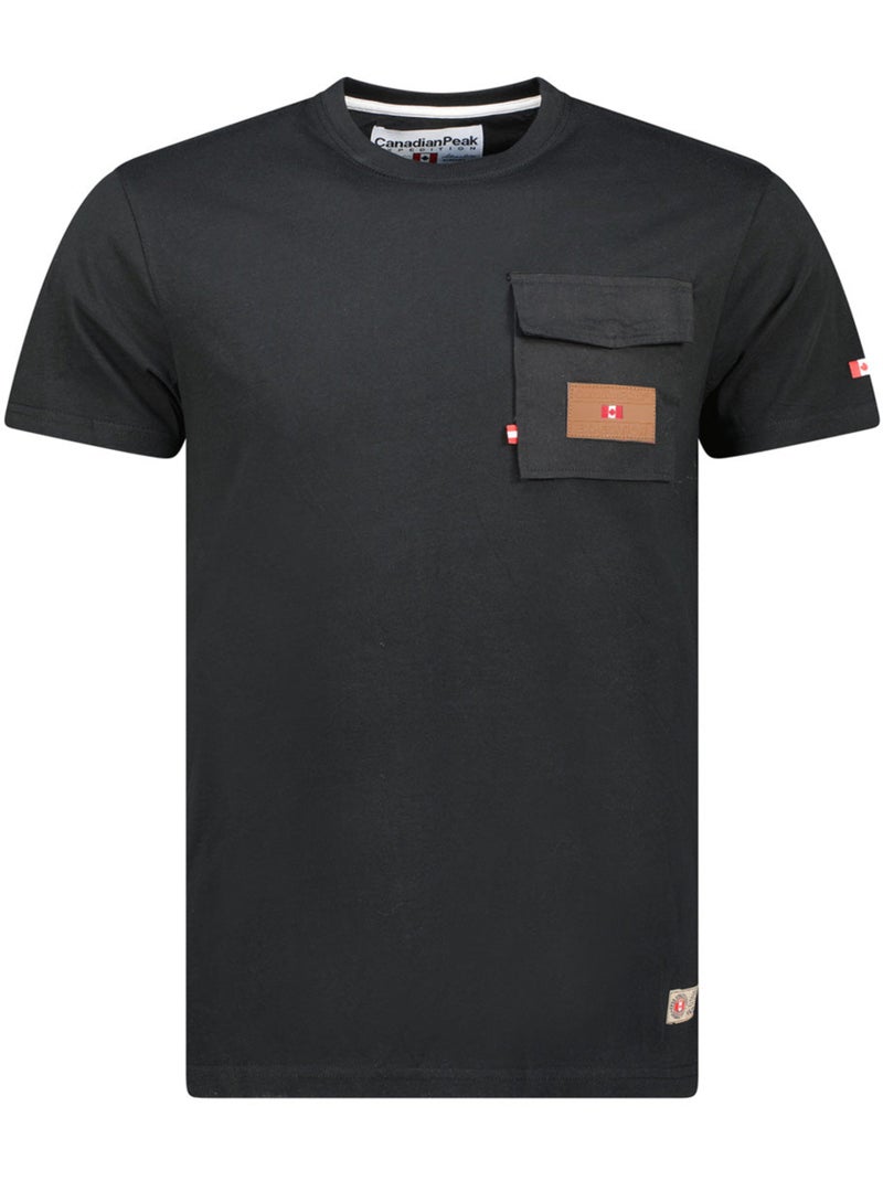 T-shirt estampada josseak – canadian peak Preto - Kiabi