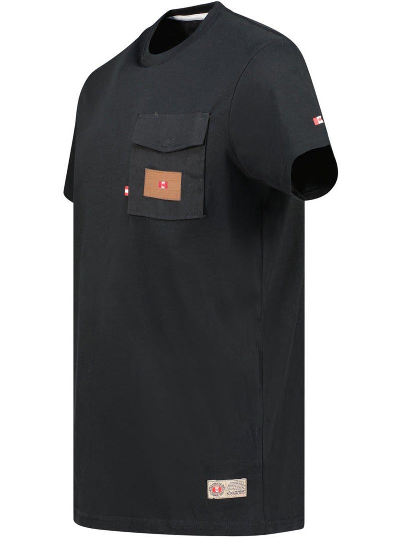 T-shirt estampada josseak – canadian peak Preto - Kiabi