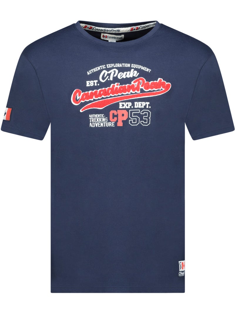 T-shirt estampada jurbeak – canadian peak Azul-marinho - Kiabi