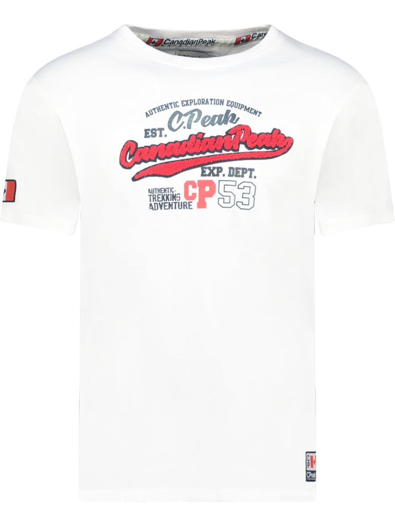 T-shirt estampada jurbeak – canadian peak Branco - Kiabi