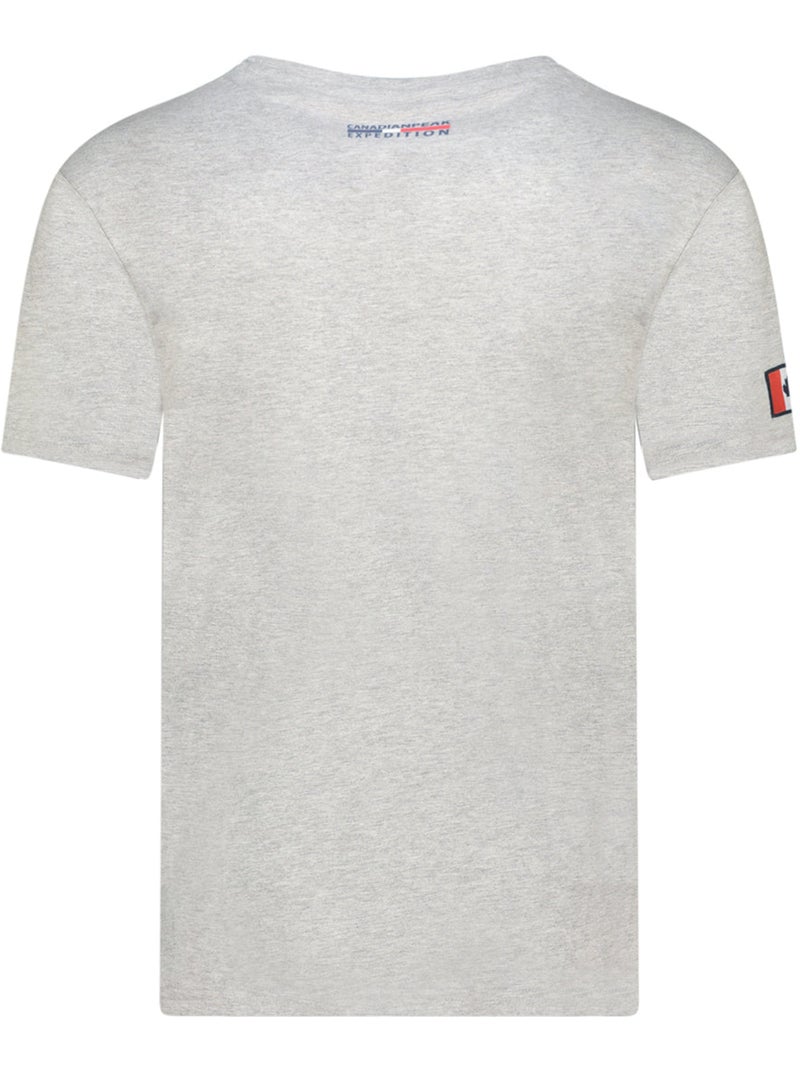 T-shirt estampada jurbeak – canadian peak Cinza claro - Kiabi