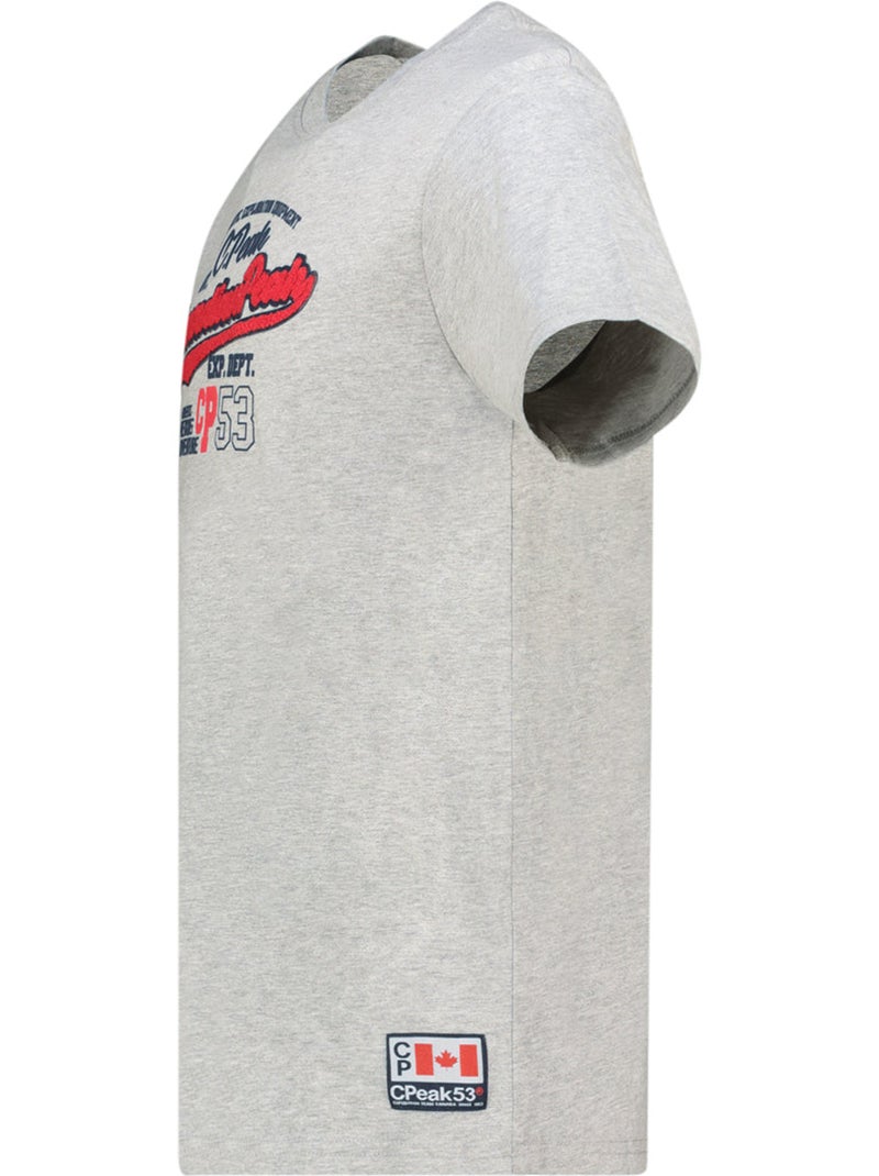 T-shirt estampada jurbeak – canadian peak Cinza claro - Kiabi
