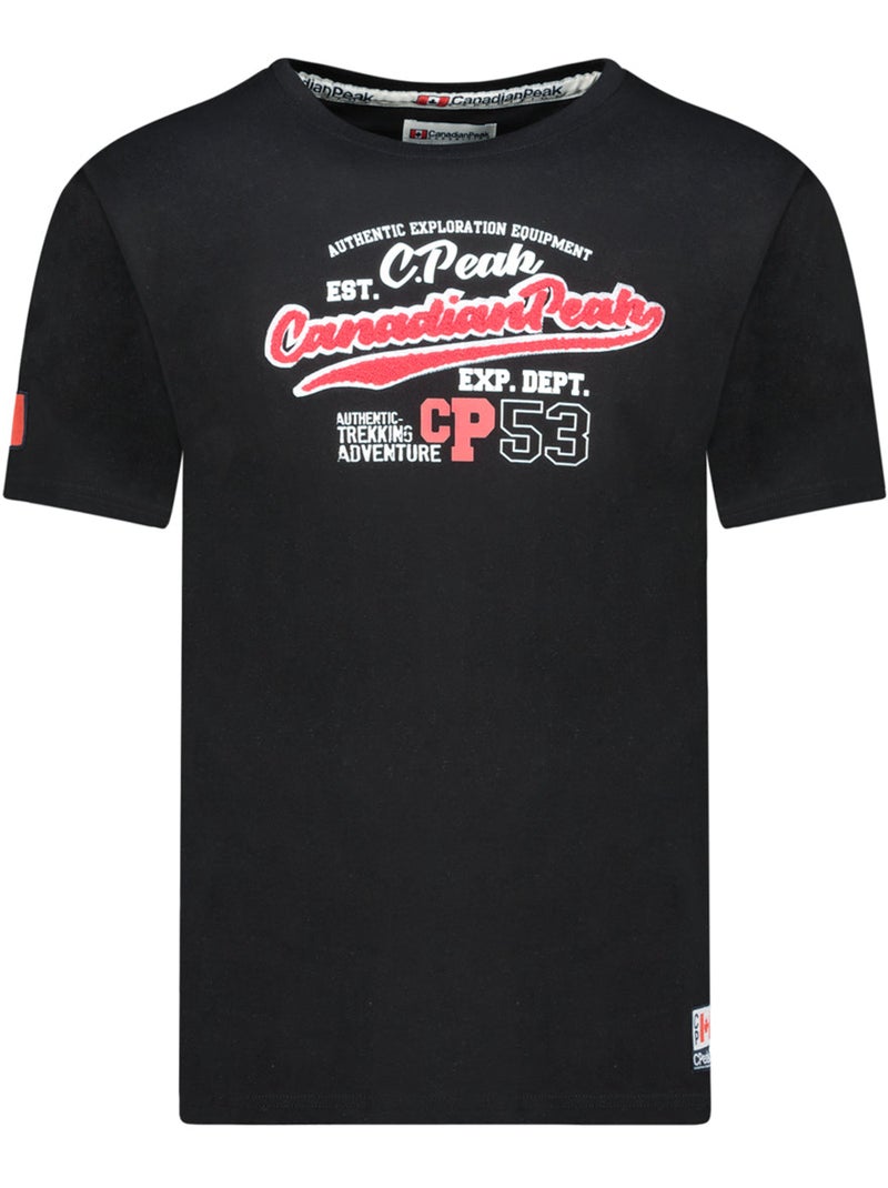 T-shirt estampada jurbeak – canadian peak Preto - Kiabi