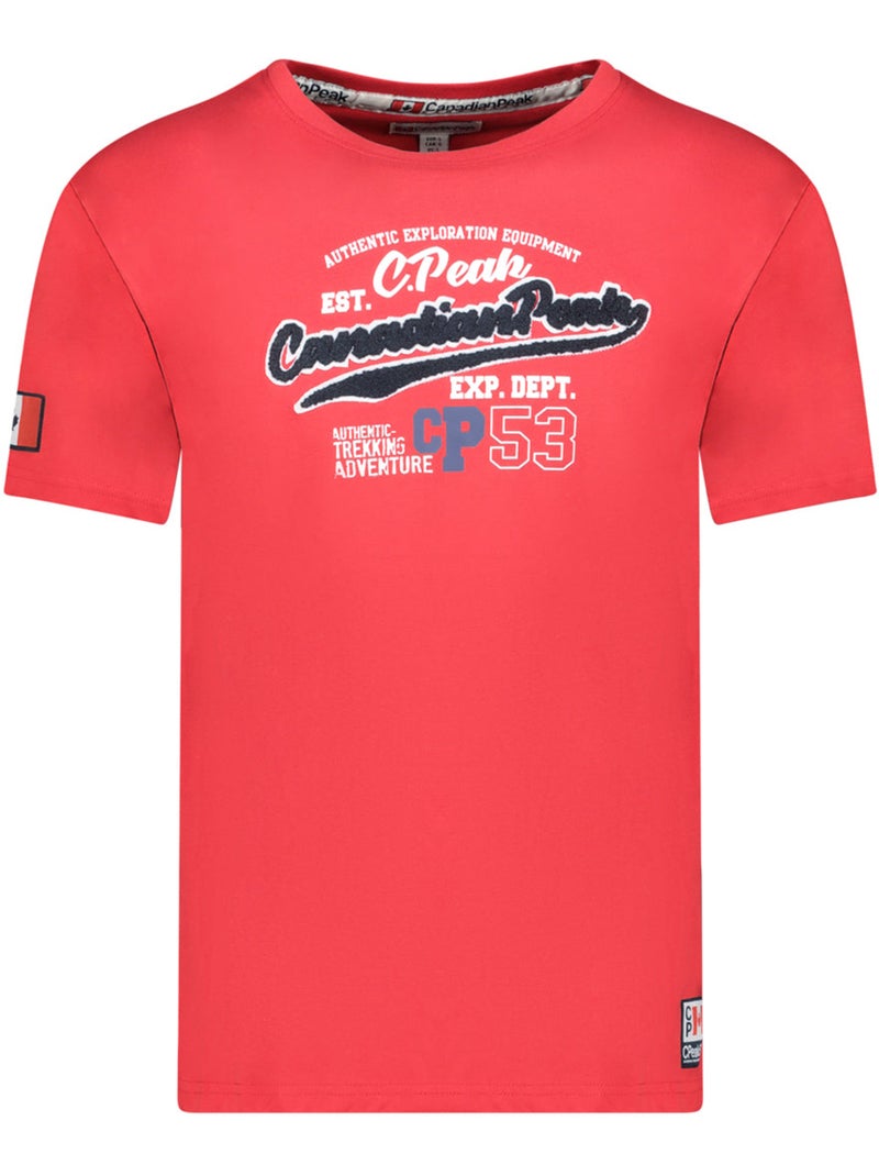 T-shirt estampada jurbeak – canadian peak Vermelho - Kiabi