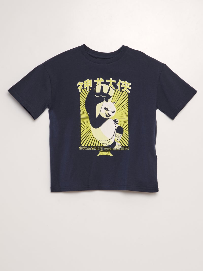T-shirt estampada 'Kung-fu Panda' AZUL - Kiabi