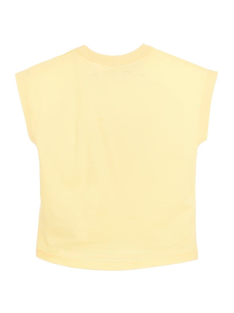 T-shirt estampada 'Kuromi' - Fácil de vestir Amarelo - Kiabi