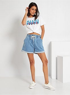 T-shirt estampada 'Miami Vice' - Kiabi