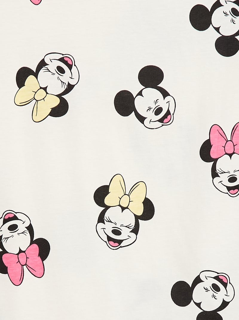 T-shirt estampada 'Mickey' - Coleção fácil de vestir Branco - Kiabi