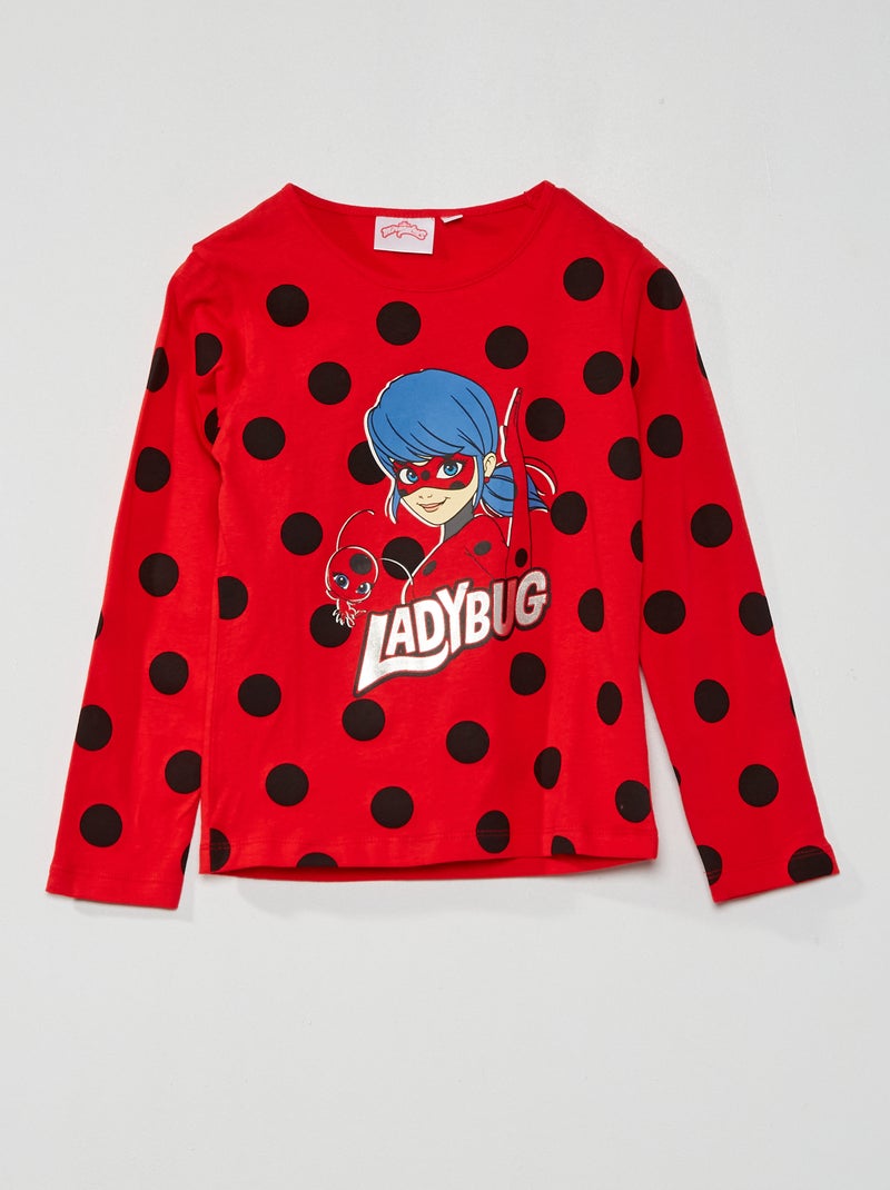 T-shirt estampada 'Miraculous' Vermelho - Kiabi