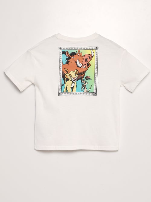 T-shirt estampada nas costas « Mufasa » - Kiabi