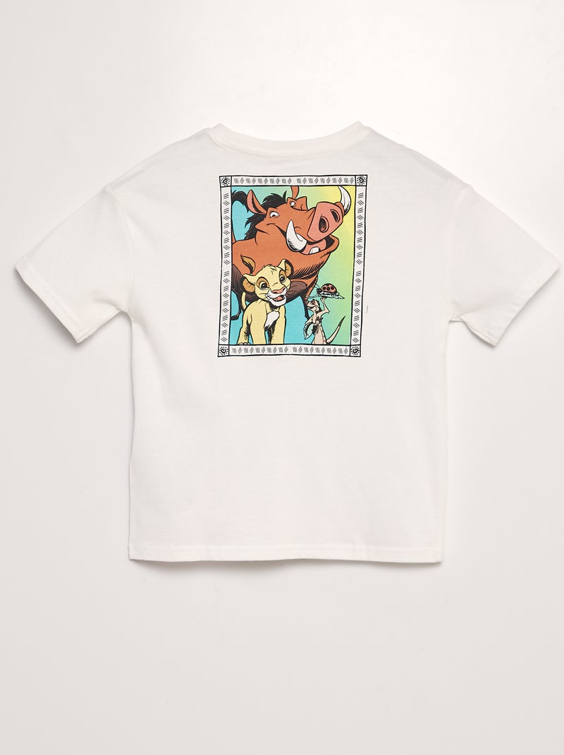 T-shirt estampada nas costas « Mufasa » BEGE - Kiabi