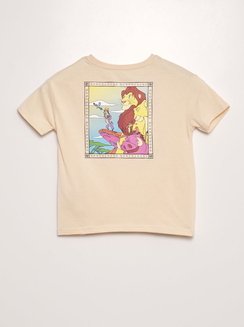 T-shirt estampada nas costas « Mufasa » BEGE - Kiabi