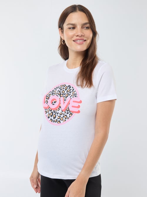 T-shirt estampada 'Only maternity' - Kiabi
