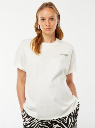 T-shirt estampada 'Only Maternity'
