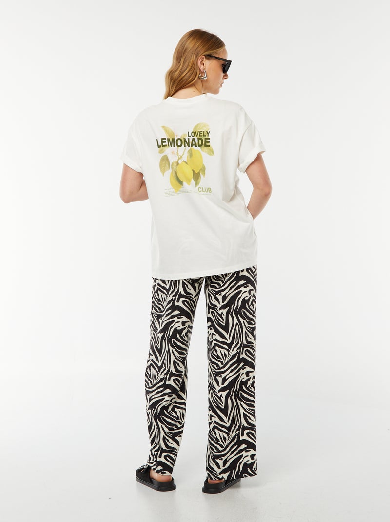 T-shirt estampada 'Only Maternity' BRANCO - Kiabi