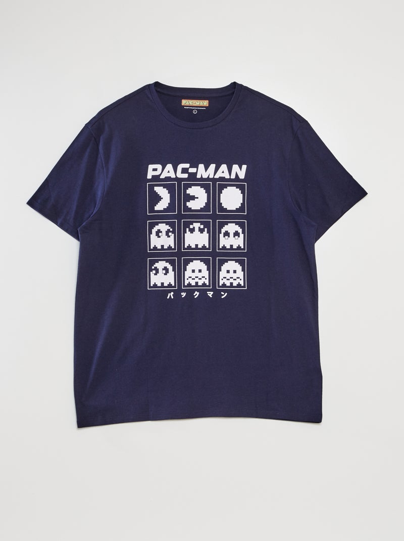 T-shirt estampada 'Pac-Man' PRETO - Kiabi