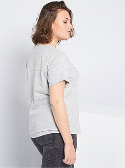 T-shirt estampada para oferecer de conceção ecológica - Kiabi