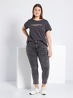 T-shirt estampada para oferecer de conceção ecológica - Kiabi