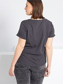 T-shirt estampada para oferecer de conceção ecológica - Kiabi