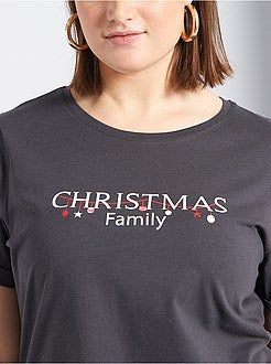 T-shirt estampada para oferecer de conceção ecológica - Kiabi