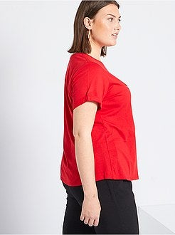 T-shirt estampada para oferecer de conceção ecológica - Kiabi