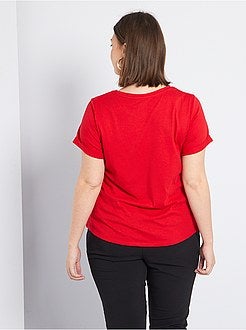 T-shirt estampada para oferecer de conceção ecológica - Kiabi