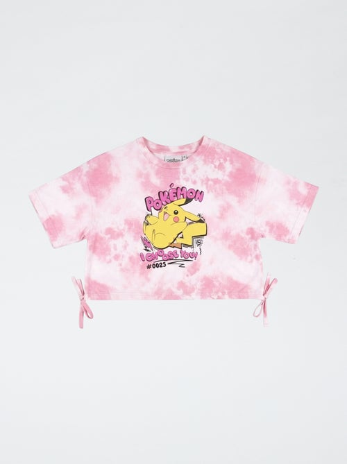 T-shirt estampada 'Pokémon' cropped - Kiabi