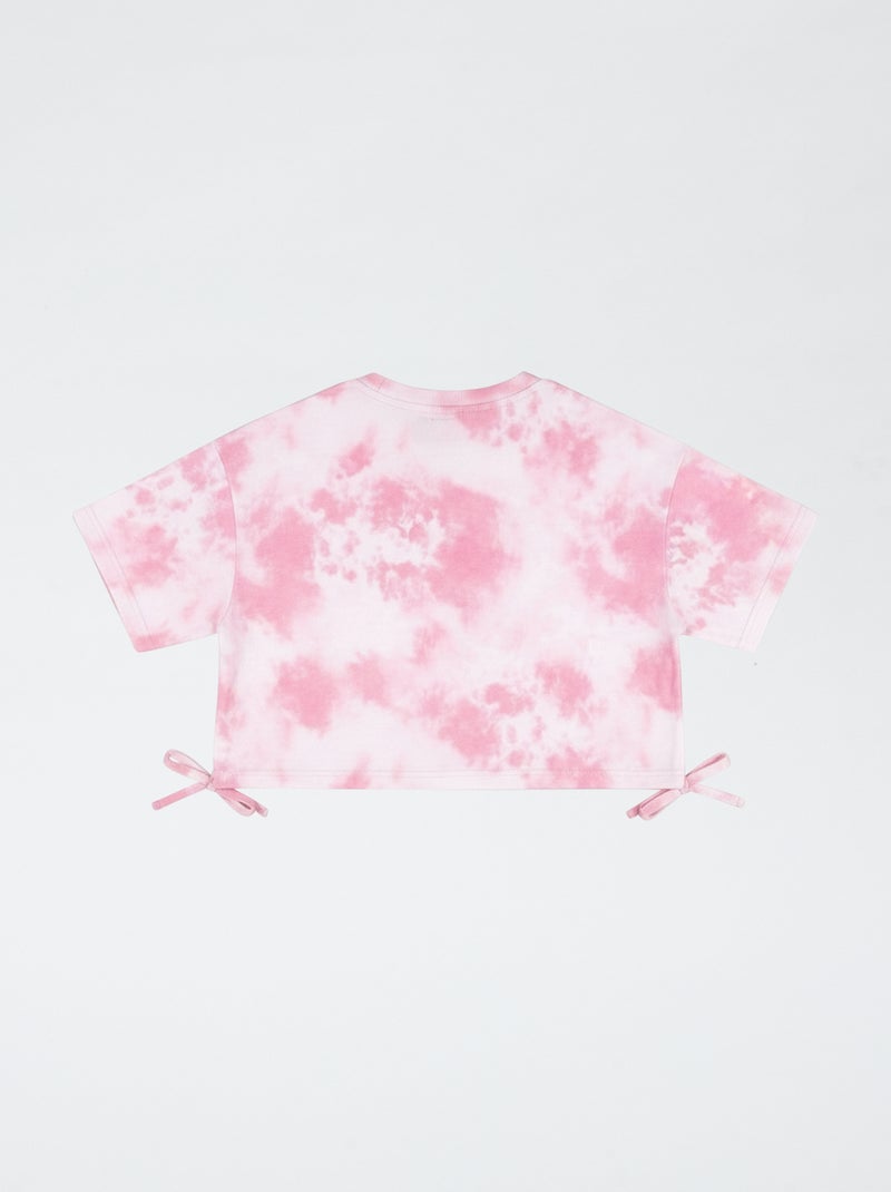 T-shirt estampada 'Pokémon' cropped Rosa - Kiabi