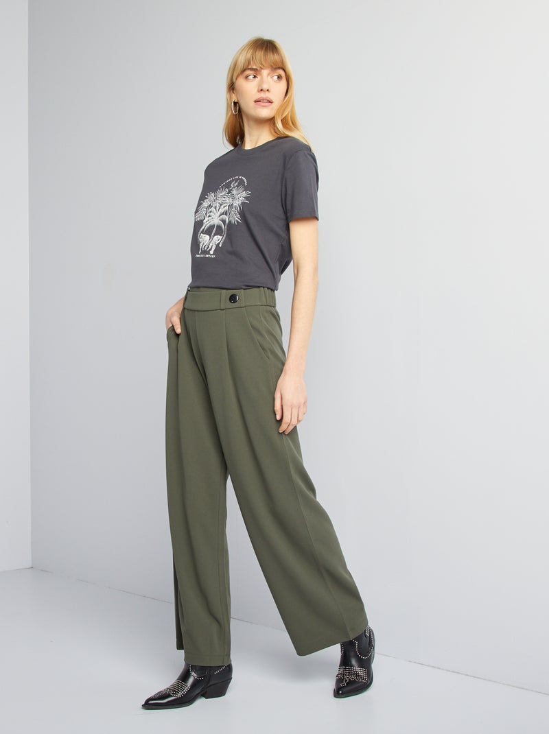 T-shirt estampada PRETO - Kiabi