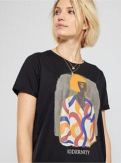 T-shirt estampada - Kiabi