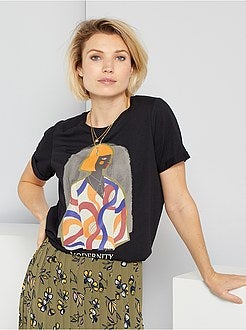 T-shirt estampada - Kiabi