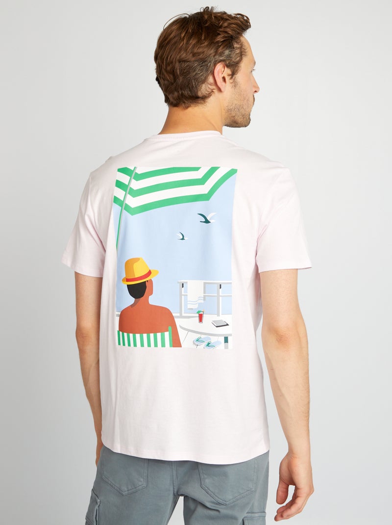 T-shirt estampada ROSA - Kiabi
