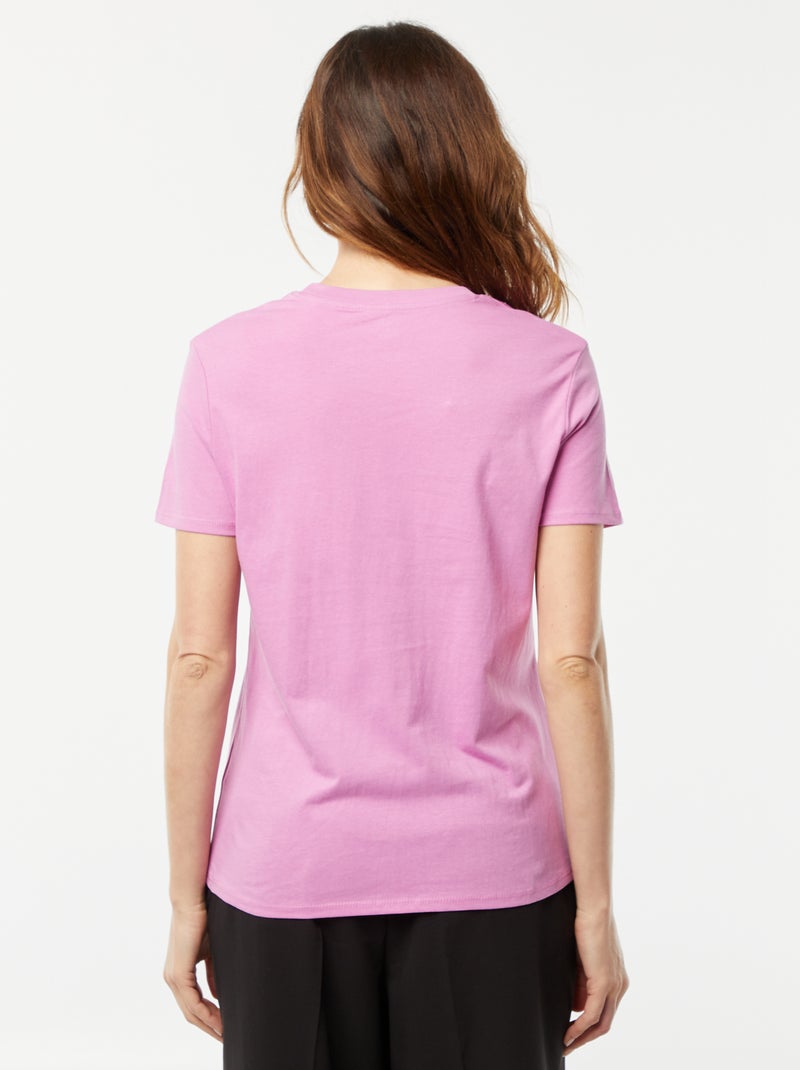 T-shirt estampada ROSA - Kiabi