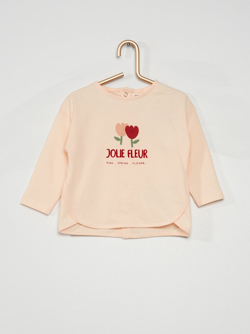 T-shirt estampada ROSA - Kiabi