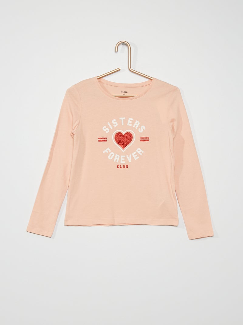 T-shirt estampada ROSA - Kiabi