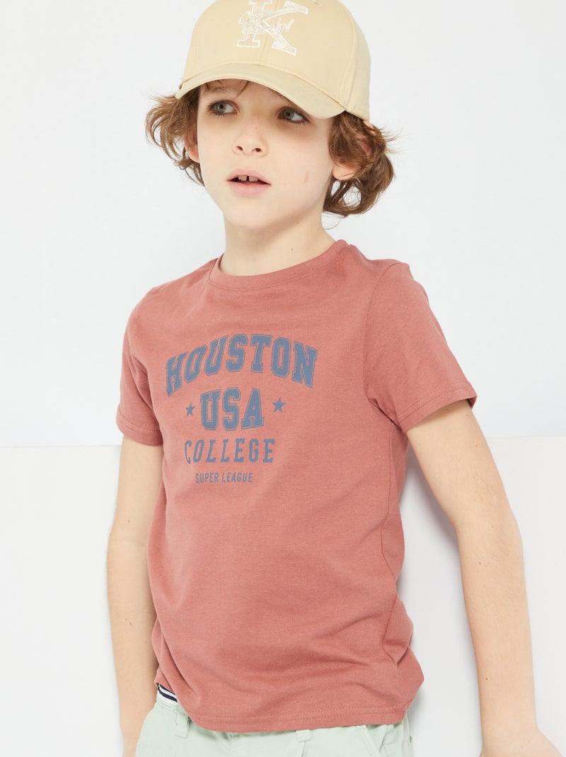 T-shirt estampada ROSA - Kiabi