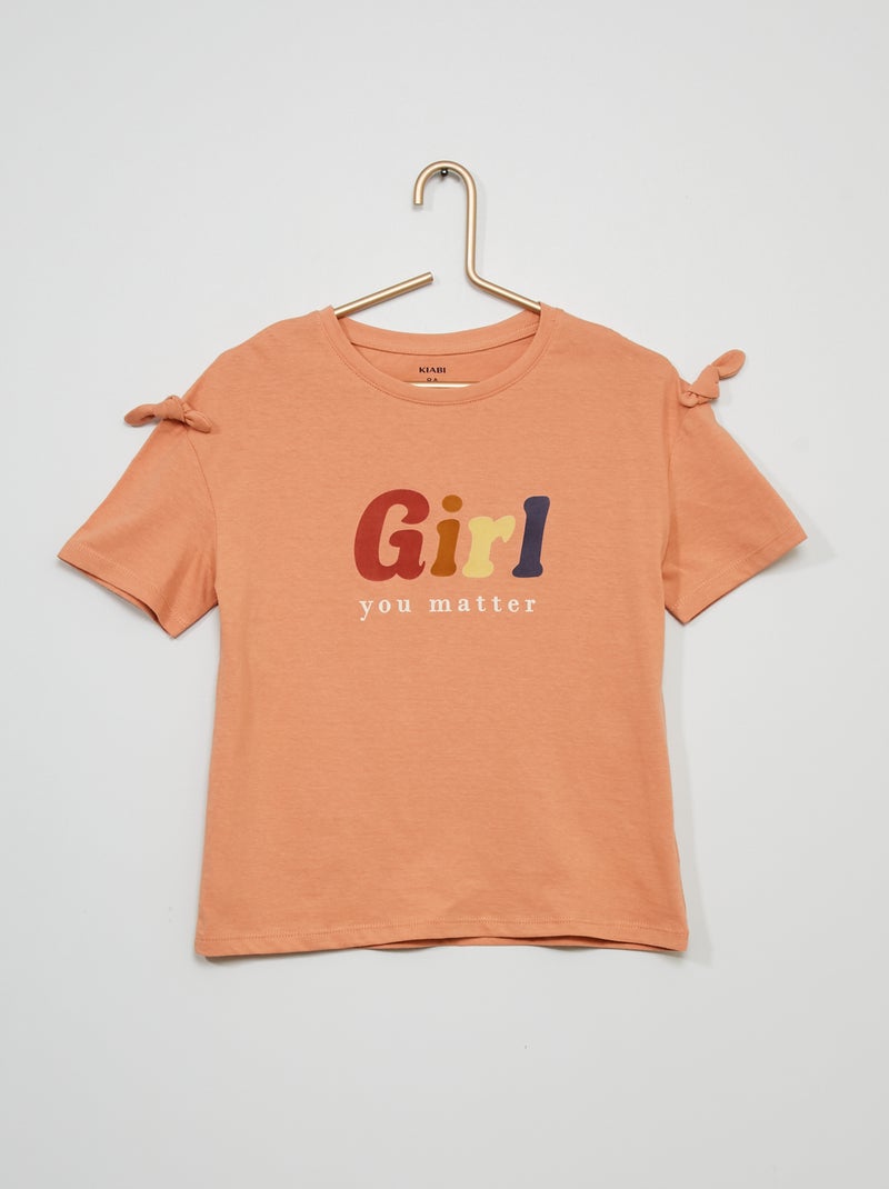 T-shirt estampada ROSA - Kiabi
