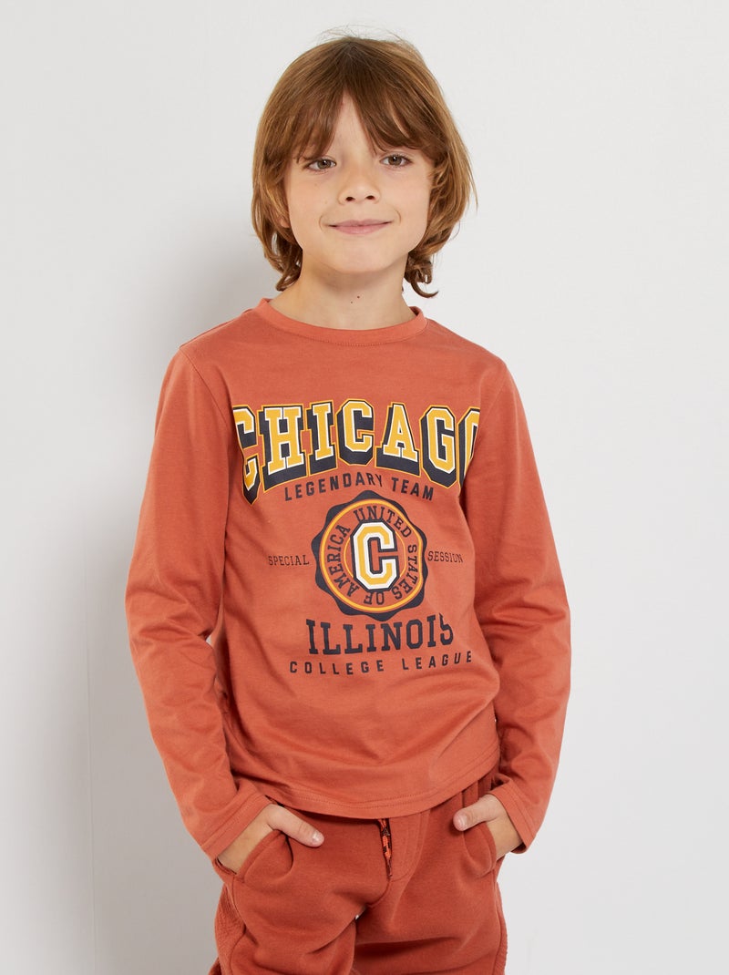T-shirt estampada ROXO - Kiabi
