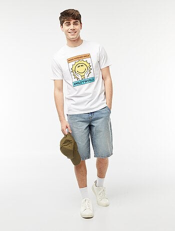 T-shirt estampada 'Smiley World'