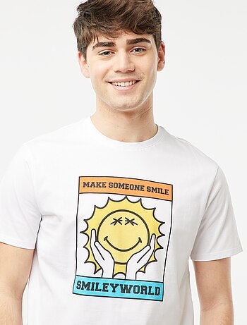 T-shirt estampada 'Smiley World'