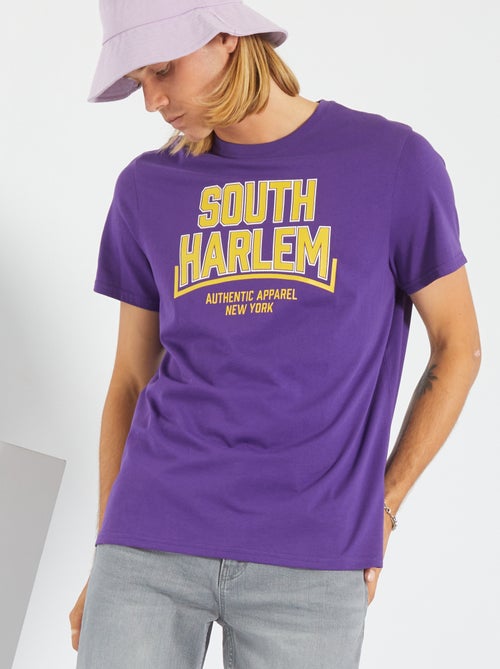 T-shirt estampada 'South Harlem' - Kiabi