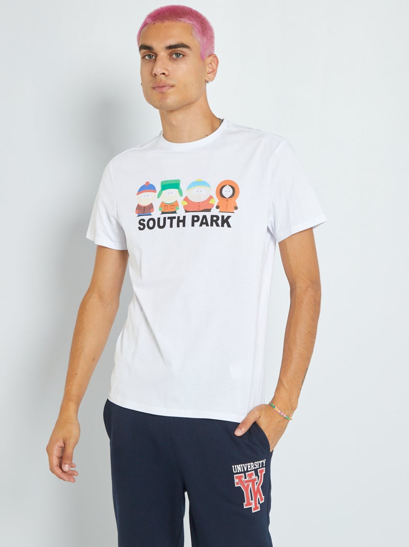 T-shirt estampada 'South Park' Branco - Kiabi