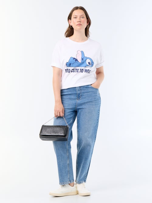 T-shirt estampada 'Stitch' - Kiabi