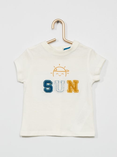 T-shirt estampada 'Sun' - Kiabi