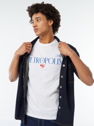 T-shirt estampada 'Super-Homem'