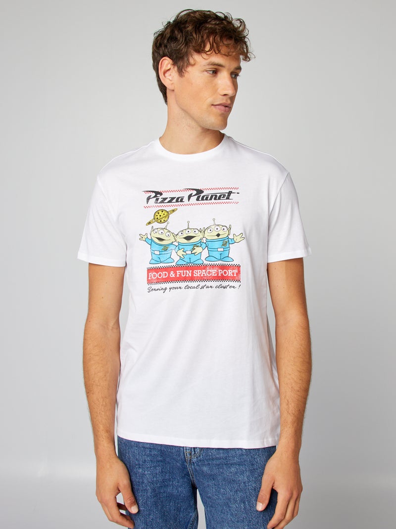 T-shirt estampada 'Toy Story' 'Disney' 'Pixar' BRANCO - Kiabi