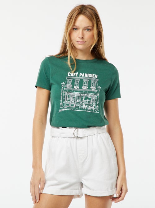 T-shirt estampada - Kiabi